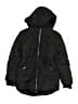Btween 100% Polyester Solid Black Snow Jacket Size 10 - photo 1