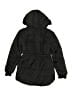 Btween 100% Polyester Solid Black Snow Jacket Size 10 - photo 2
