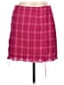 Floerns 100% Polyester Tweed Pink Casual Skirt Size L - photo 1