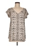Express Gray Short Sleeve Blouse Size M - photo 1
