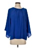 Vince Camuto Blue 3/4 Sleeve Blouse Size XS - photo 1
