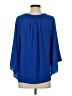 Vince Camuto Blue 3/4 Sleeve Blouse Size XS - photo 2