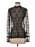 Theory 100% Polymide Black Long Sleeve Blouse Size 00 - photo 1