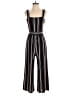 Express 100% Polyester Stripes Black Jumpsuit Size S - photo 1