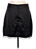 Unbranded Solid Black Casual Skirt Size L - photo 2