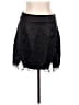 Unbranded Solid Black Casual Skirt Size L - photo 1