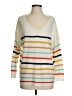 Entro 100% Acrylic Stripes White Pullover Sweater Size S - photo 1