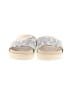 J/Slides Silver Ivory Sandals Size 6 1/2 - photo 2