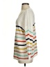 Entro 100% Acrylic Stripes White Pullover Sweater Size S - photo 5