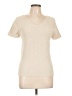 Another Love Ivory Short Sleeve Turtleneck Size L - photo 1