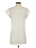 Express 100% Polyester Ivory Short Sleeve Blouse Size S - photo 2