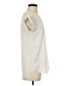 Express 100% Polyester Ivory Short Sleeve Blouse Size S - photo 4