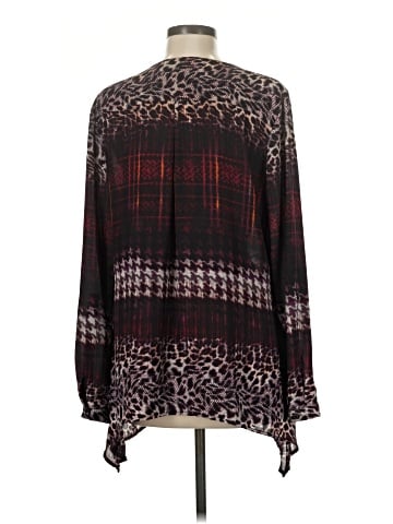 NY Collection Long Sleeve Blouse (view 2)