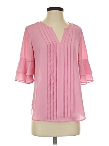 Roz & Ali 3/4 Sleeve Blouse (view 1)