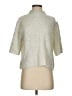 Bobeau Metallic Silver Turtleneck Sweater Size S - photo 1