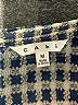CAbi Houndstooth Gray Long Sleeve Blouse Size M - photo 7