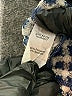 CAbi Houndstooth Gray Long Sleeve Blouse Size M - photo 8