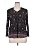 Daniel Rainn Black 3/4 Sleeve Blouse Size XL - photo 1