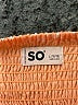 SO 100% Polyester Orange Dress Size 10 - 12 - photo 3