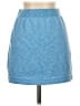 Unbranded Solid Blue Casual Skirt Size S - photo 1
