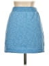 Unbranded Solid Blue Casual Skirt Size S - photo 2