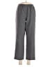 Alfred Dunner 100% Polyester Solid Gray Casual Pants Size 6 (petite) - photo 1