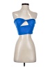 Shein 100% Polyester Blue Sleeveless Top Size 0 - photo 1