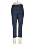 Lyssé Stripes Blue Casual Pants Size L - photo 1