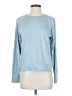 Lux Blue Long Sleeve Top Size S - photo 1