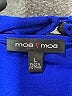 Moa Moa Blue 3/4 Sleeve Blouse Size L - photo 7