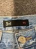 3x1 100% Cotton Blue Denim Shorts Size 25 waist - photo 3