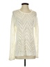 Fylo 100% Acrylic Chevron-herringbone Ivory Pullover Sweater Size S - photo 1