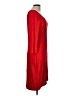 Express Solid Red Casual Dress Size L - photo 4