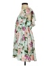 Evolutionary 100% Polyester Floral Green Casual Dress Size P (petite) - photo 5