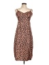 Unbranded Animal Print Brown Casual Dress Size L - photo 1