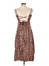 Unbranded Animal Print Brown Casual Dress Size L - photo 2