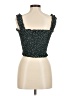 Shein 100% Polyester Green Sleeveless Top Size M - photo 2