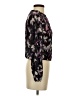 Bella Dahl 100% Rayon Floral Purple Black Long Sleeve Blouse Size S - photo 4