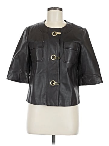 MICHAEL Michael Kors Leather Jacket (view 1)
