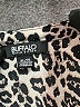 Buffalo by David Bitton 100% Polyester Animal Print Silver Short Sleeve Blouse Size XL - photo 7