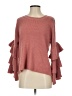 Alya 100% Acrylic Pink Pullover Sweater Size S - photo 1