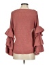 Alya 100% Acrylic Pink Pullover Sweater Size S - photo 2