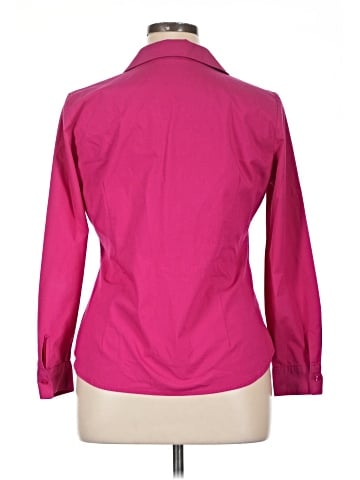 Worthington 3/4 Sleeve Button-Down Shirt (view 2)