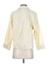 Zara Color Block Yellow 3/4 Sleeve Button-Down Shirt Size S - photo 2
