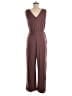 Old Navy Solid Brown Pink Jumpsuit Size M - photo 2