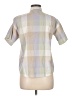 Assorted Brands 100% Cotton Argyle Ivory Short Sleeve Button-Down Shirt Size M (petite) - photo 2