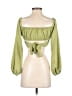 Emory Park Green 3/4 Sleeve Blouse Size S - photo 2