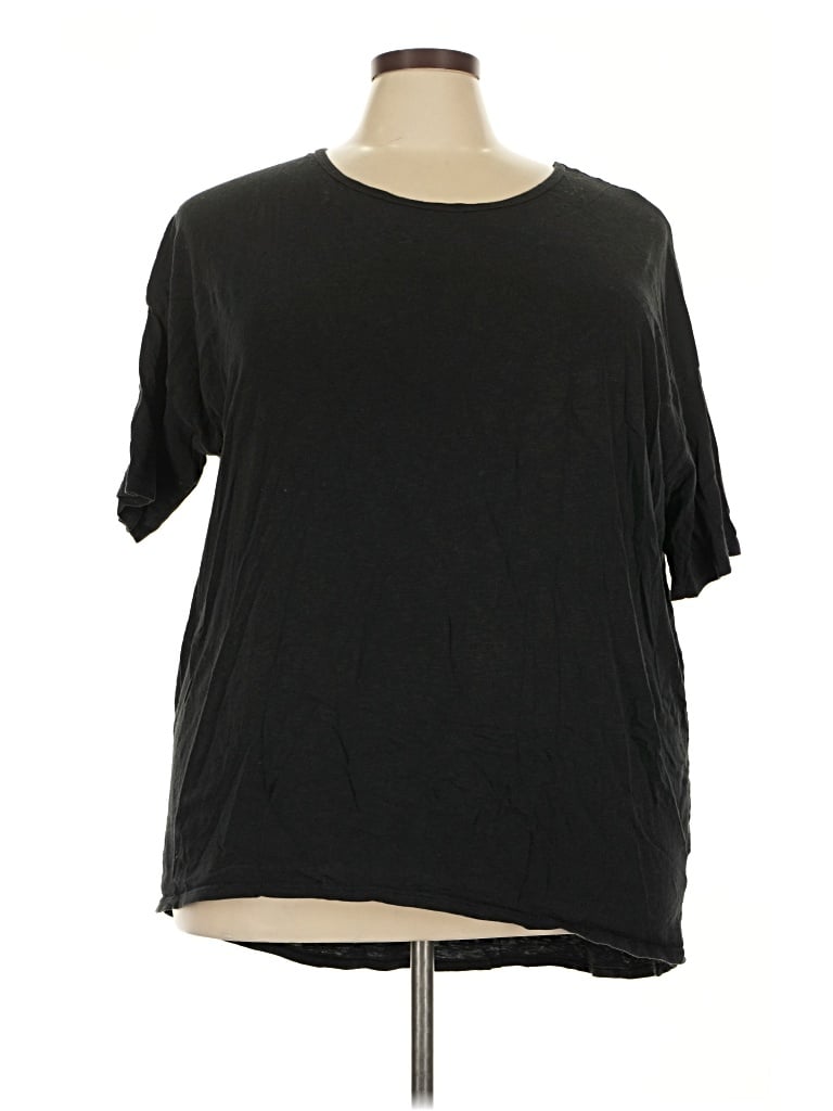 Pre-owned Lularoe Short Sleeve T-shirt In Black