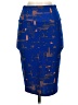 Lularoe Graphic Blue Casual Skirt Size XS - photo 1
