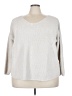 a.n.a. A New Approach Silver Pullover Sweater Size 3X - photo 1